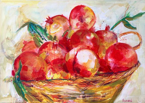 Still life with pomegranate by Olga Pascari