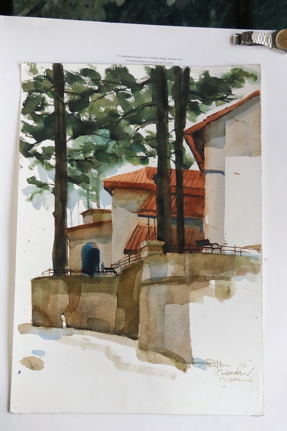 His heritage house in Landour