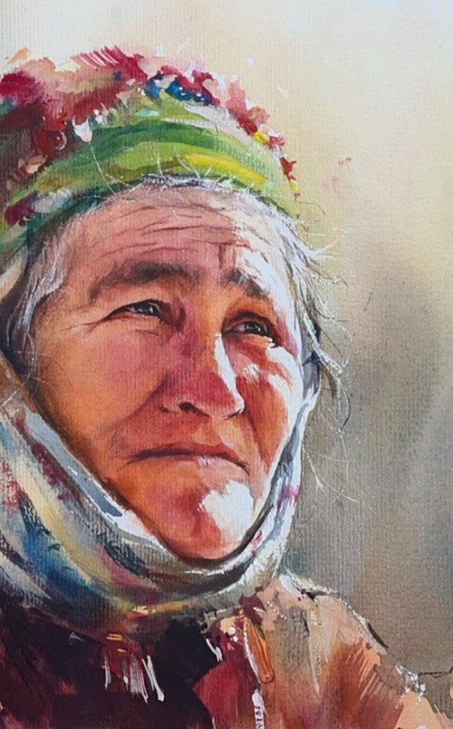 "Wisdom in Her Eyes" by Alisher Matchanov