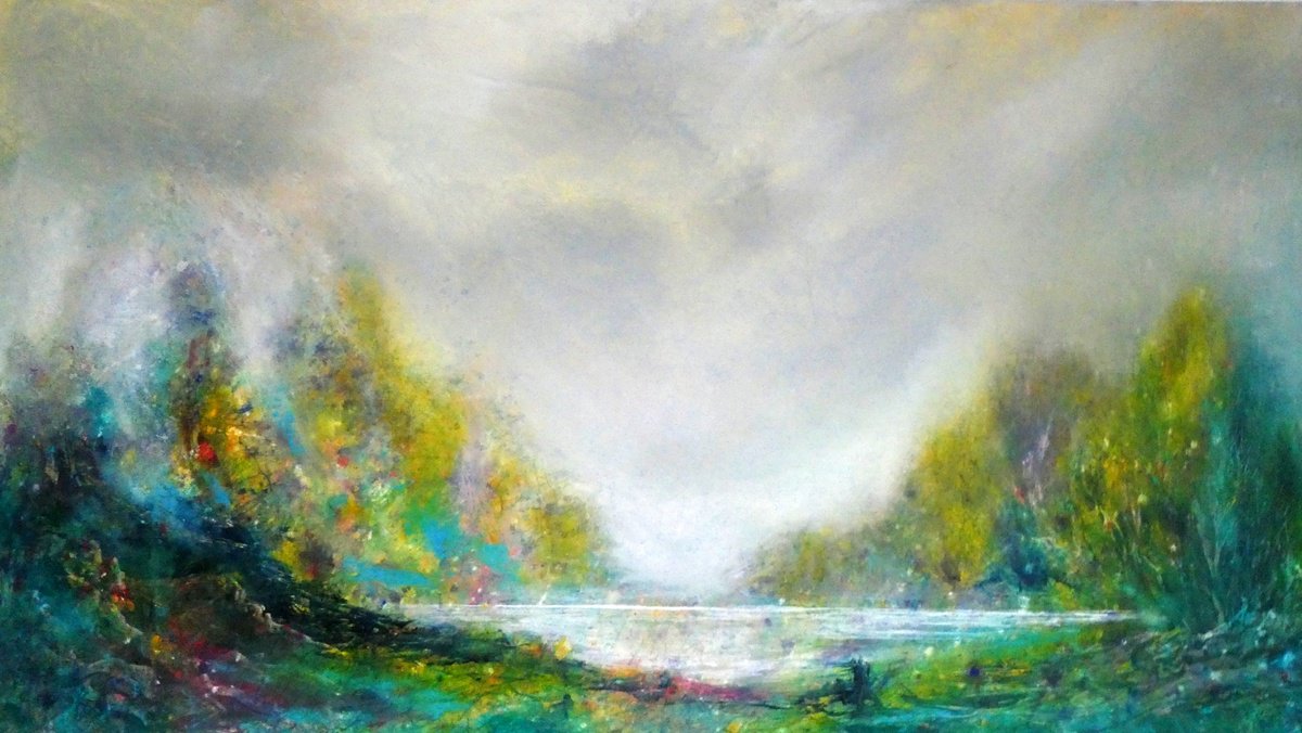 Fairy Lake By Oconnart, 54 X 30, Artwork For Sale On Artfinder