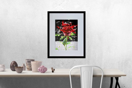 The Rose Floral abstract POP
