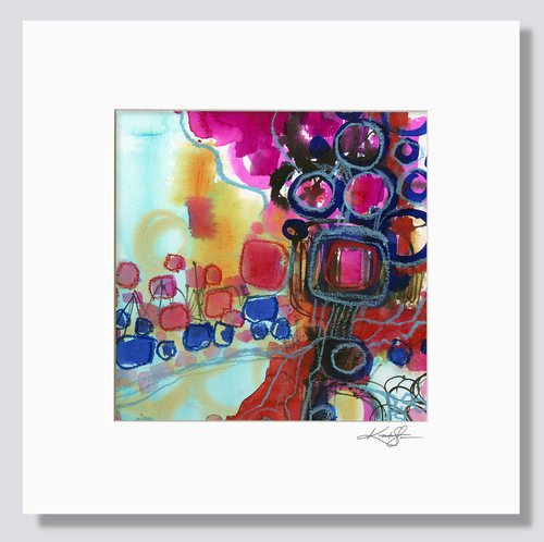 I Dance With Color In The Magical Garden 4 - Abstract Painting by Kathy Morton Stanion by Kathy Morton Stanion