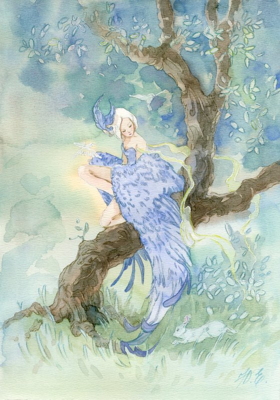 Blue Bird Fantasy girl