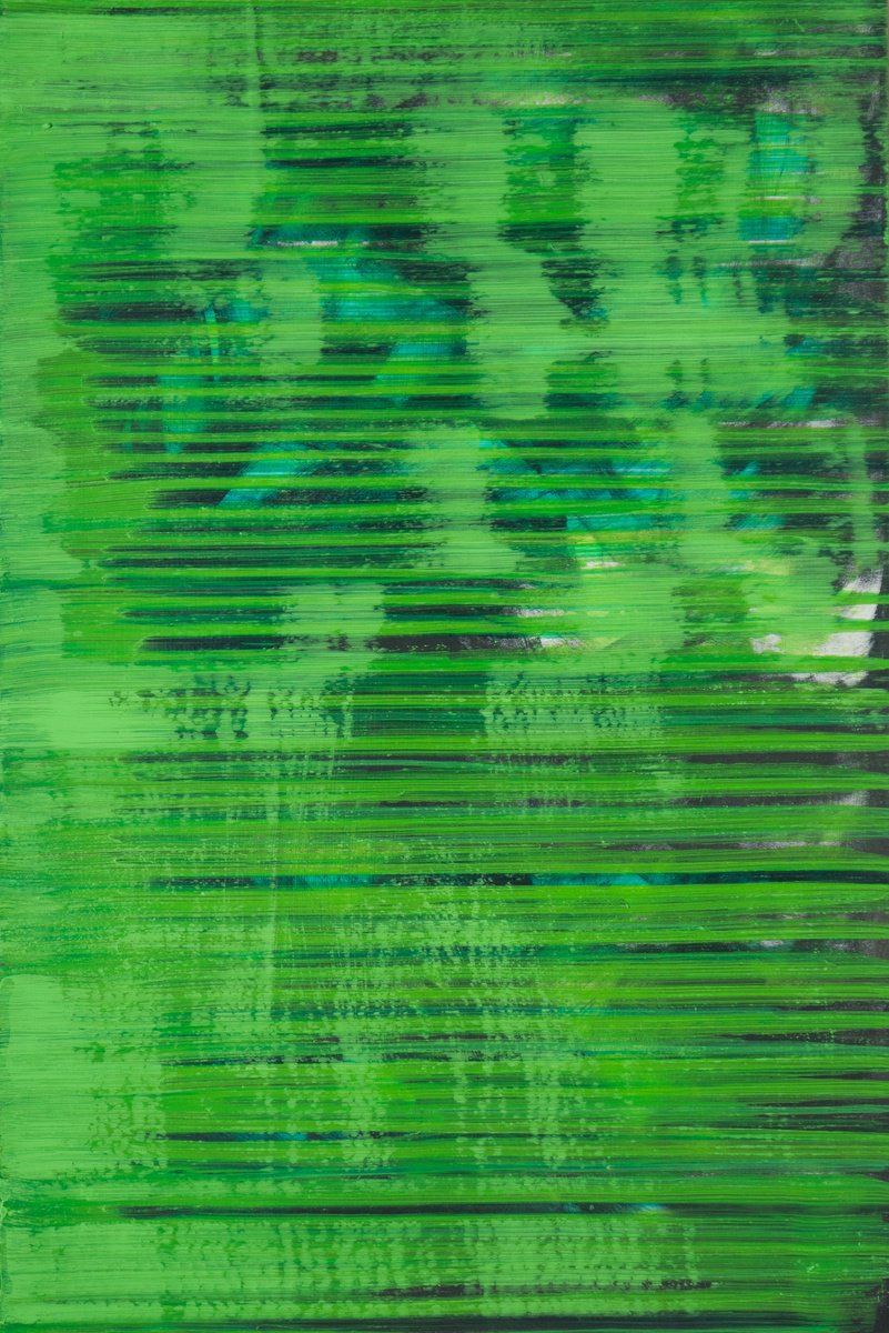 Abstract Acrylic Painting By Km Arts, 24 X 36", Eco Friendly, Original Artwork