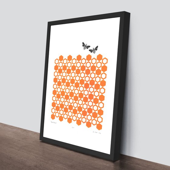 Bumblebees - Unframed - FREE Worldwide Delivery