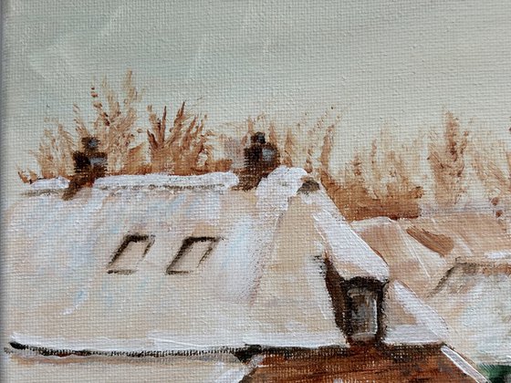 Winter view in Dalen