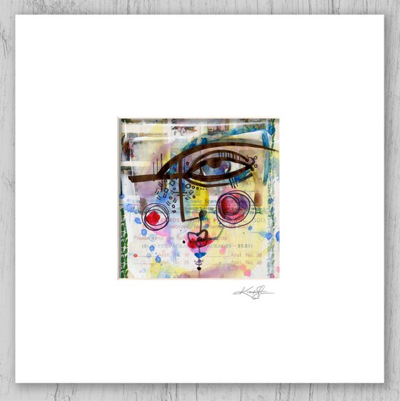 Funky Face Tootsie 6 - Abstract Art by Kathy Morton Stanion