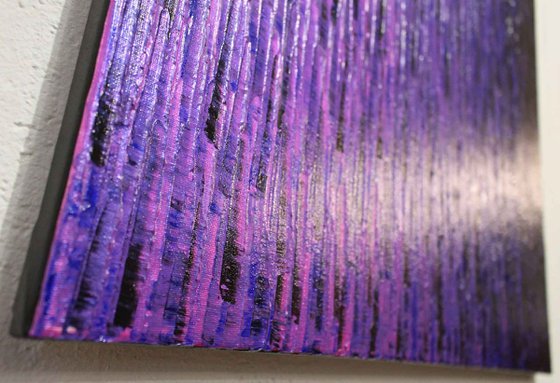 Large fade pink purple blue
