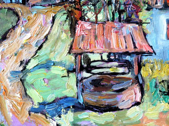 Old Well and Lilac