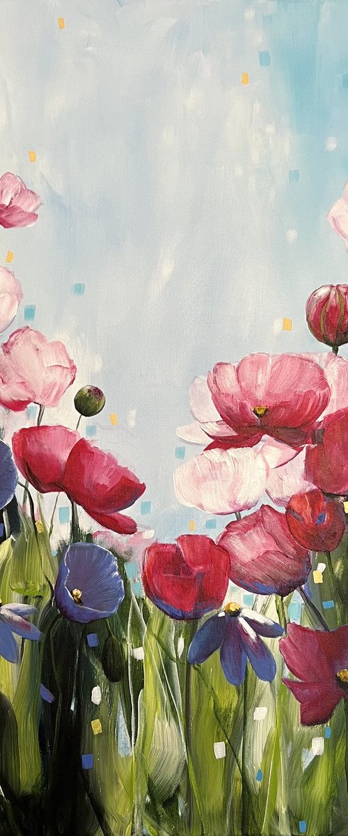 Poppies Land 5 by Sandra Gebhardt-Hoepfner