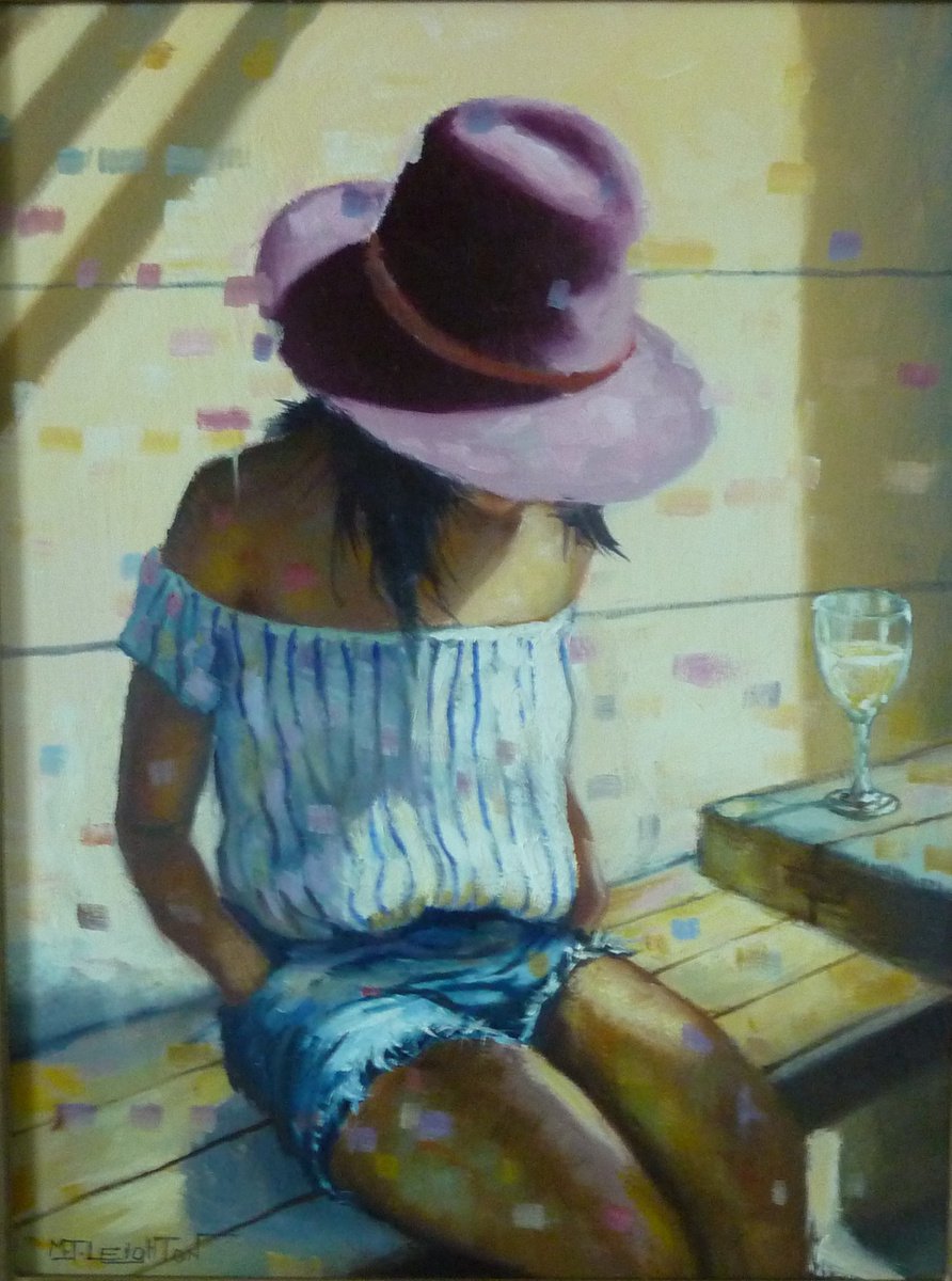Girl in a Hat by Martin J Leighton