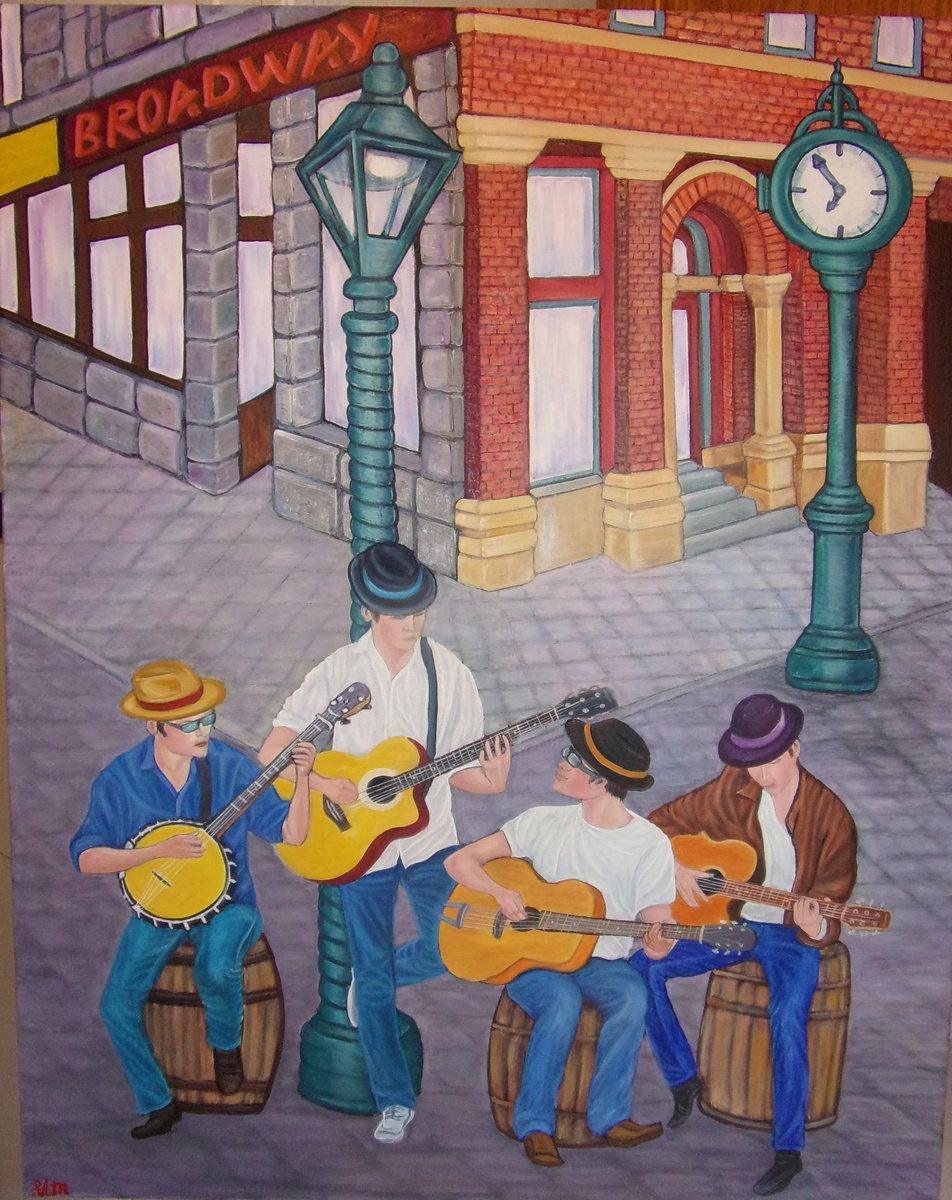 Country Music Band by Sofya Mikeworth