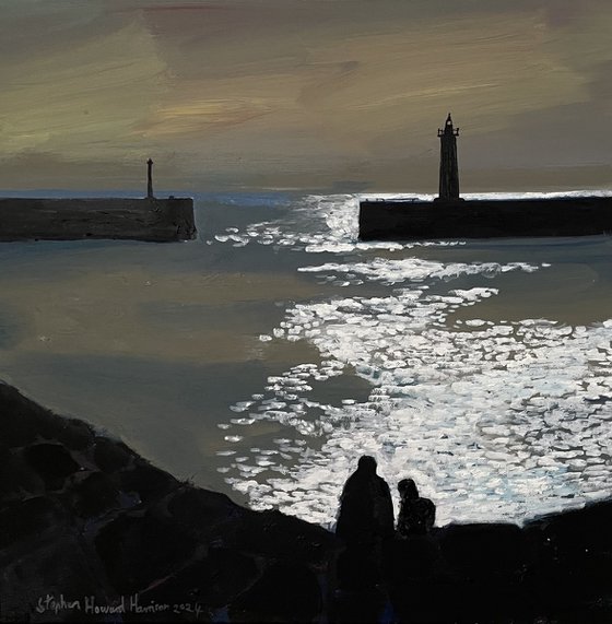 Father and son at Anstruther