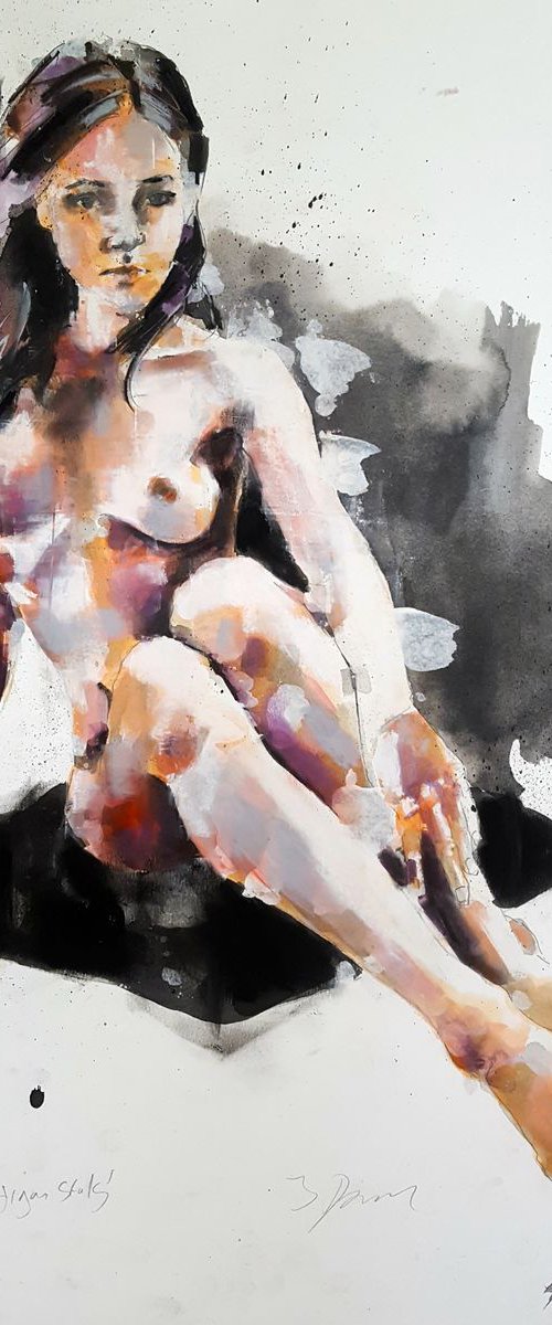 8-29-18 figure study by Thomas Donaldson