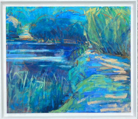 Blue Lake.  [from the Artist’s Own Collection 2022]