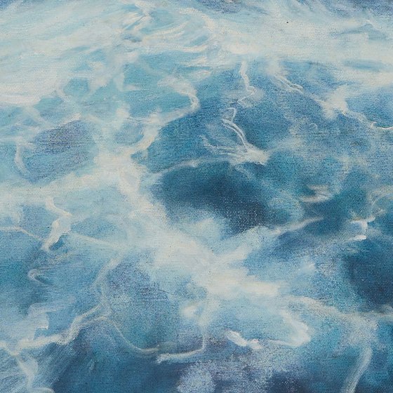 The Sea - IV, 75x150cm (30x59in)