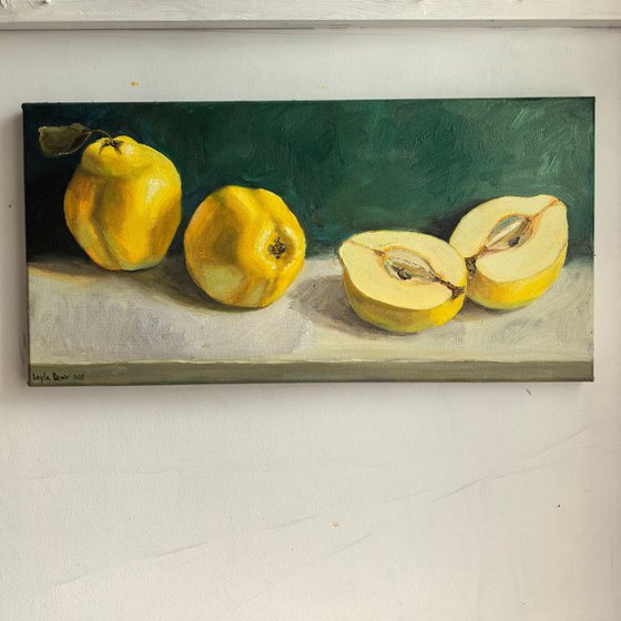 Quince fruit still life