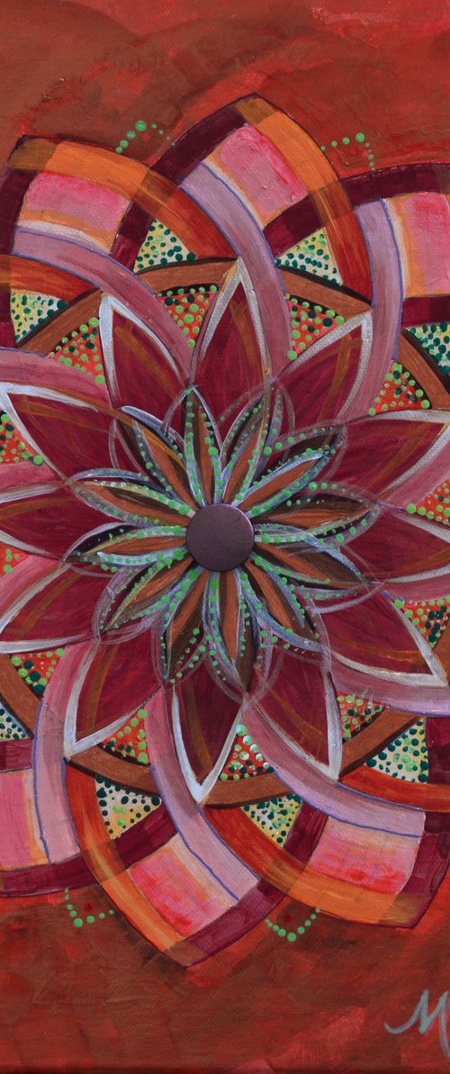 Mandala 3 by Mihaela Ionescu