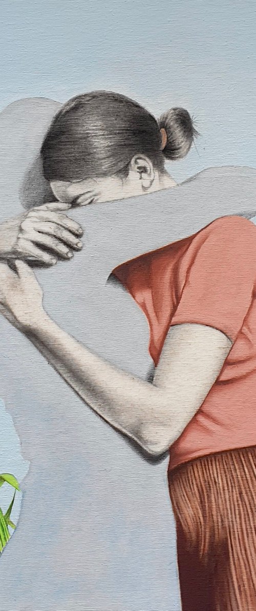 Confinement. I miss you friend by Cristina Cañamero