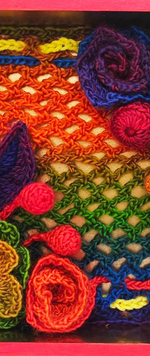 Yarn Flowers 1 by Vio Valova