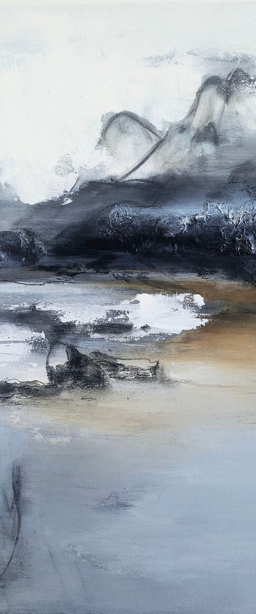 "The Coastline in the Fog" by Olesia GR