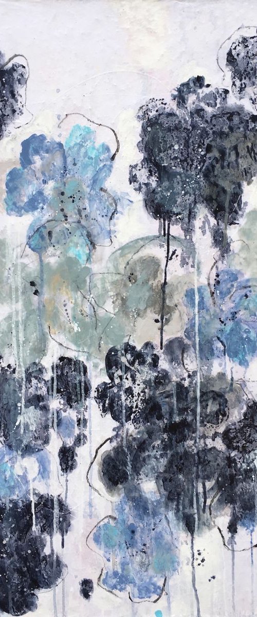 Hydrangeas in Kew Gardens by Angelika Millmaker