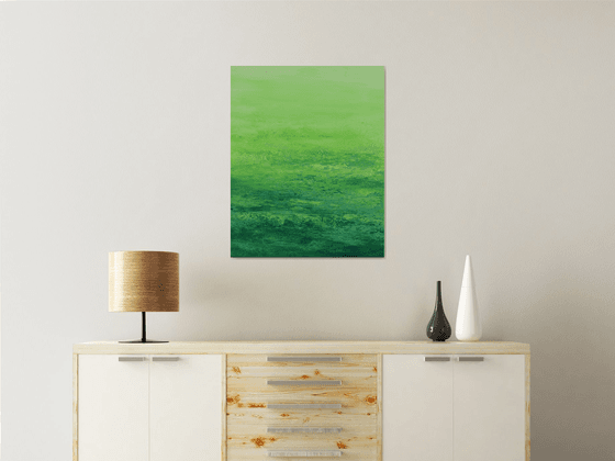 Verdant Green - Modern Green Field Abstract