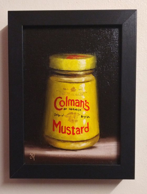 Mustard   framed still life