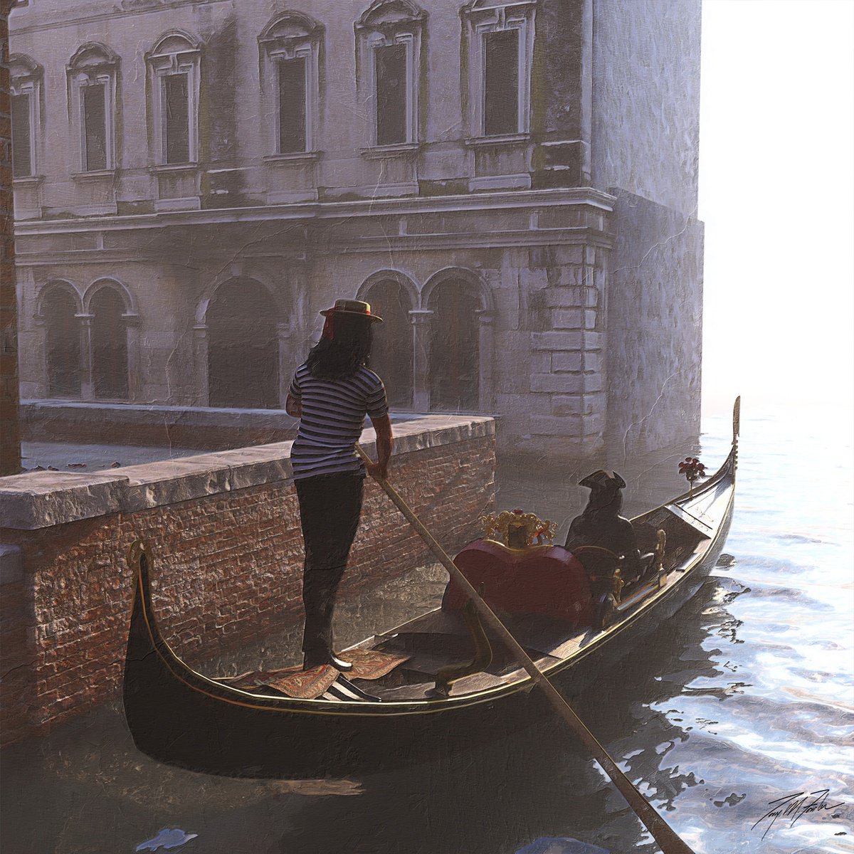 Leaving Venice by Tony Fowler