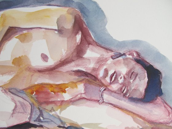 Reclining female nude