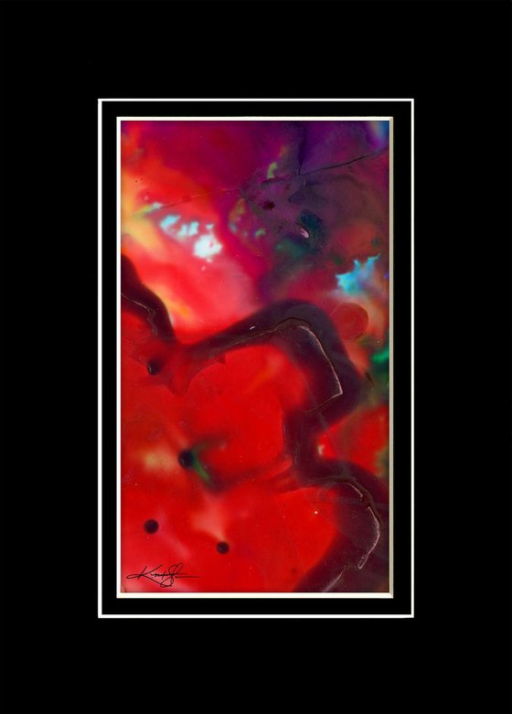 Abstract Joy 7 -  Painting in Mat by Kathy Morton Stanion