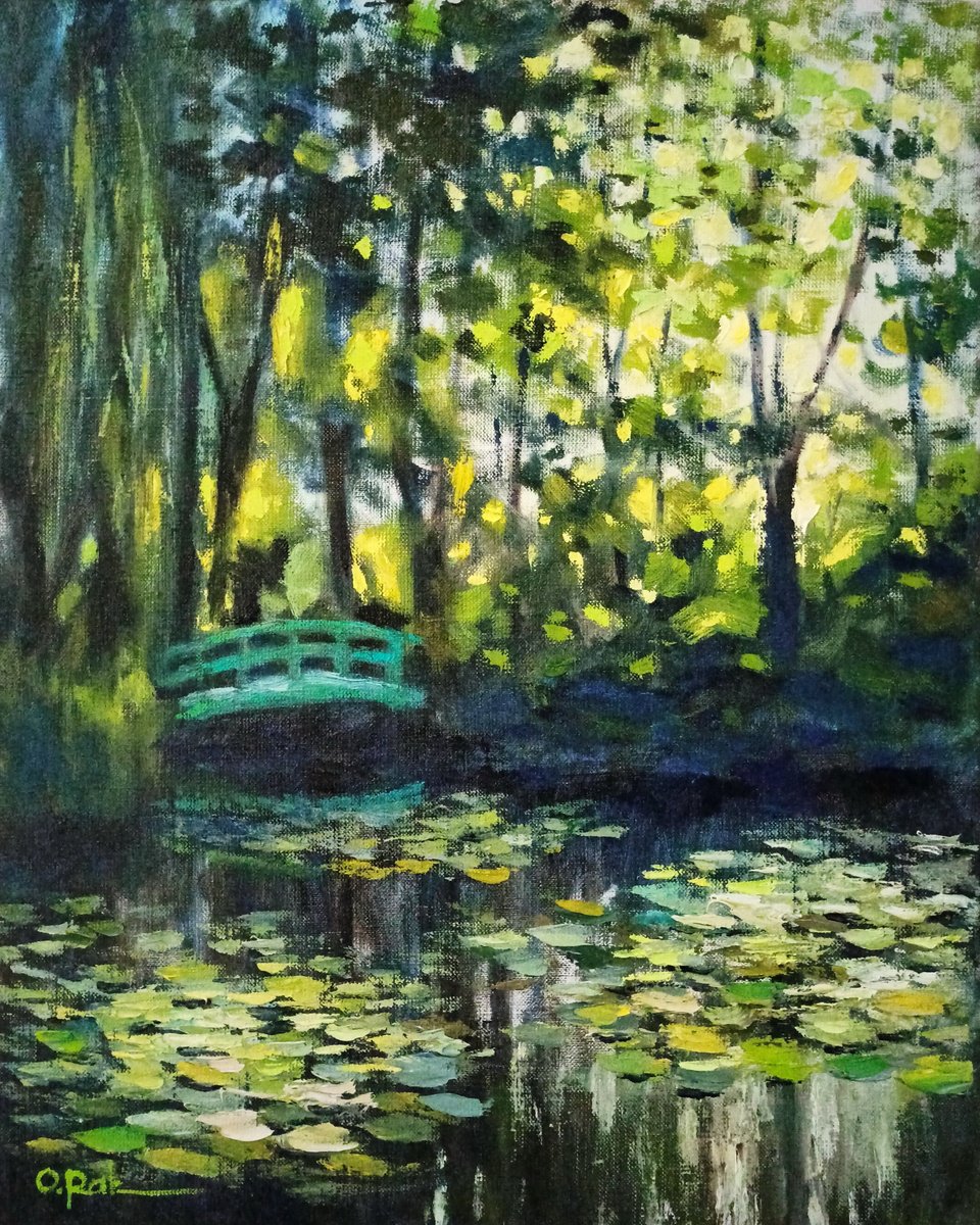 Pond in Giverny by Oleh Rak