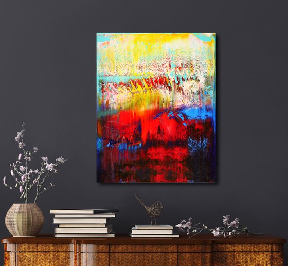 Original abstract painting Canvas oil artwork Modern art