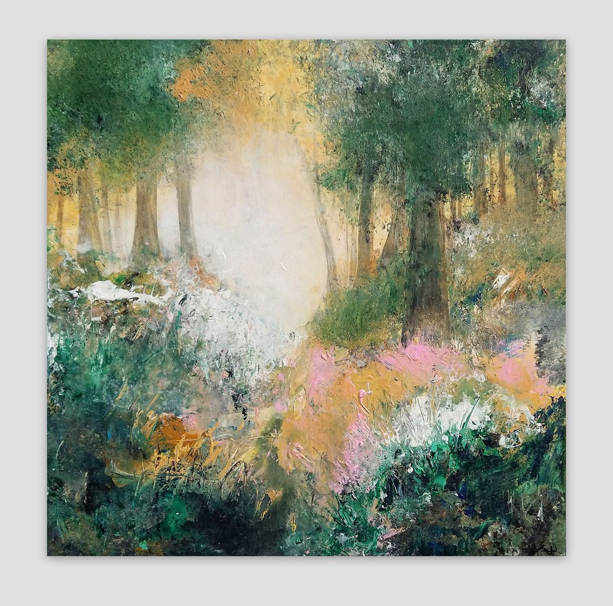 Varied forest, 80x80 by Abbie