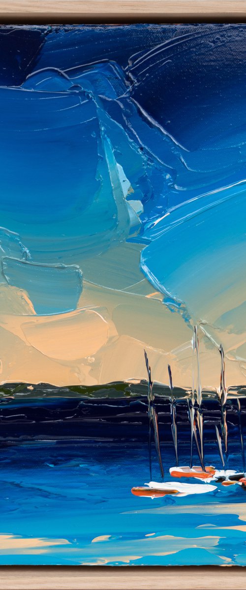 Boats at Bay by Joseph Villanueva