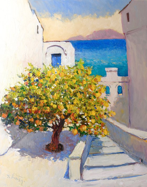 Greek Island, Lemon Tree