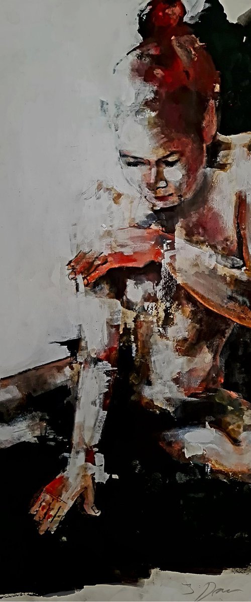 figure with red 7-30-26 by Thomas Donaldson