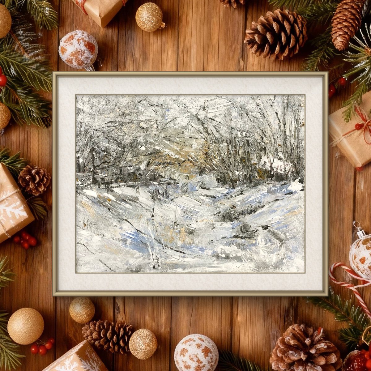 Impressionistic Painting , White Poetry Of Silence By Snezana Djordjevic, 10 X 8, Artwork For Sale On Artfinder