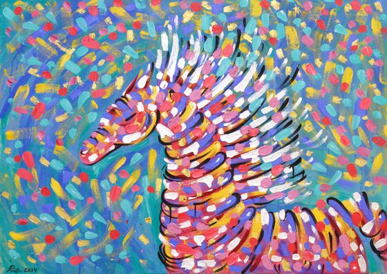 Expressive Abstract Horse 1