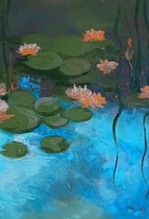 Monet garden by Dasha Pogodina