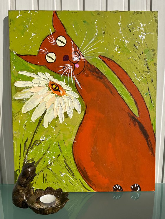 Cat Original Painting