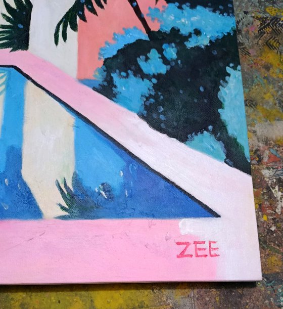 POOL DAY (ready to hang)