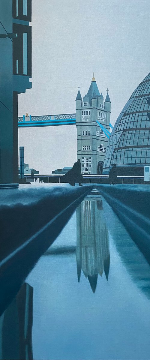 Tower Bridge At Dawn by Jill Ann Harper