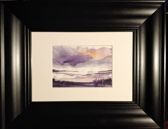 Highlands scenery, set of 6 paintings