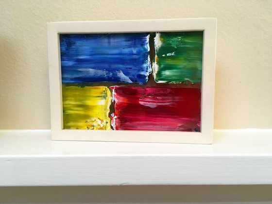 "Mind The Gap" - Reversible PMS Micro Painting
