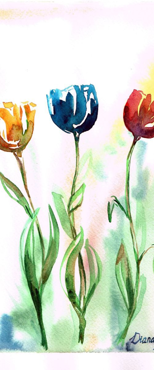 Tulips by Diana Aleksanian