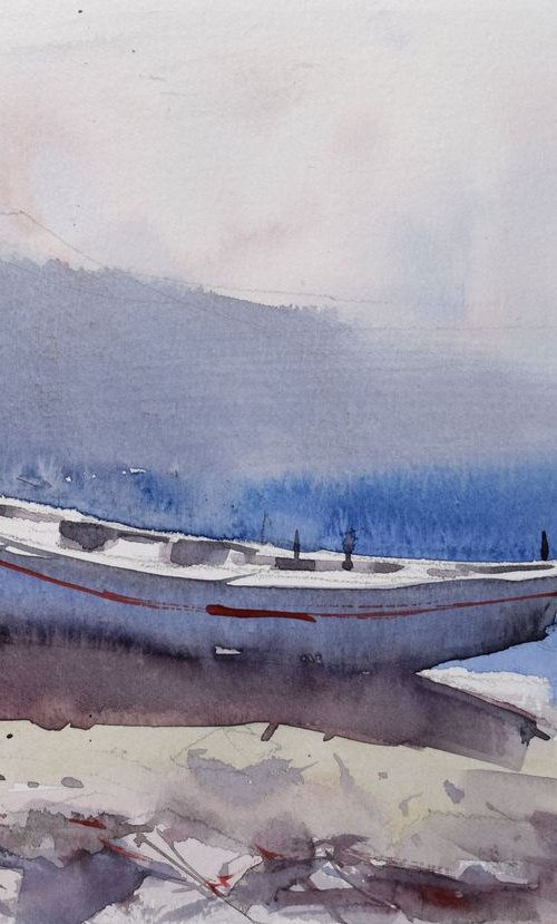 Seascape No.004 by Goran Žigolić Watercolors