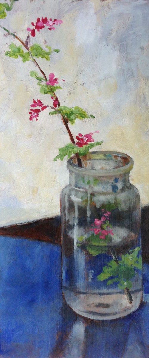 Still Life with Flowering Currant by Rebecca Freear