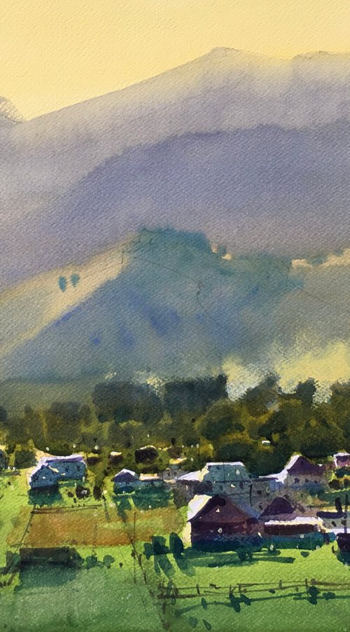 Warm evening. Carpathians by Andrii Kovalyk