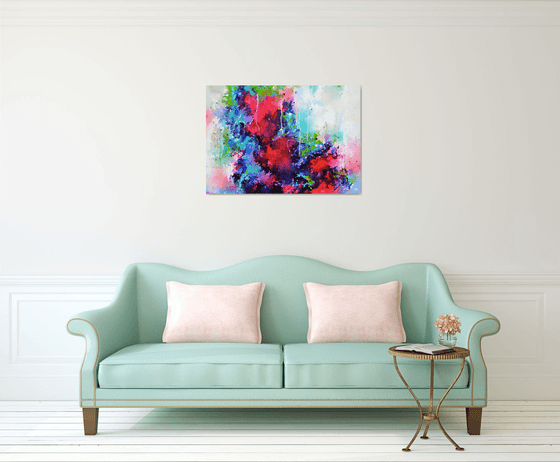 Fresh Moods 118 - 100x70 Abstract Painting